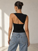 Luxe Asymmetry Top