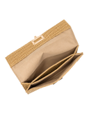 Woven Buckle Clutch