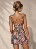Luxe Diamond Mini Dress
