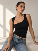 Luxe Asymmetry Top
