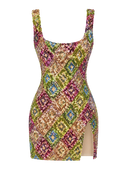 Luxe Diamond Mini Dress