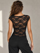 Luxe Sheer Lace Top