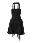 Luxe Halter Mini Dress