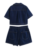 Denim Skirt Set