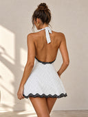 Luxe Lace Dot Dress