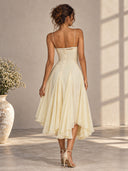Rose Detail Midi Dress