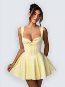 Elsa-Corset Flare Dress