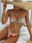 Lola-Patchwork Bandeau Set