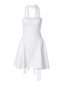 Luxe Halter Mini Dress