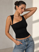 Luxe Asymmetry Top