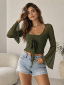 Bloom Mesh Crop Top