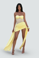 Nia-Sheer Glow Gown