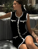 Noor-Scallop Hem Dress
