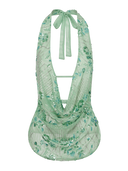 Beaded Cowl Top