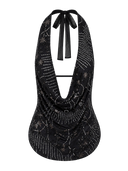 Beaded Cowl Top