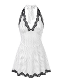 Luxe Lace Dot Dress