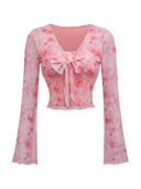 Bloom Mesh Crop Top