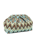 Wavy Knit Clutch