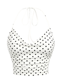 Floral Mesh Halter Top