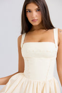 Elise-Ruffle Bust Dress
