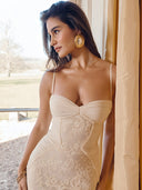 Alina-Lace Mermaid Dress
