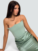 Alba-Drape Maxi Gown
