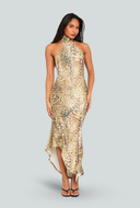 LENA-Leopard Luxe Gown