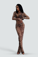 TESSA-Wild Print Maxi Dress