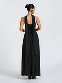 Noor-Asymmetry Slit Dress
