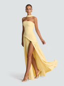Noor-Asymmetry Slit Dress