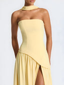 Noor-Asymmetry Slit Dress