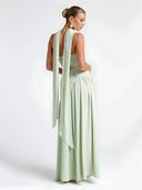 Noor-Asymmetry Slit Dress