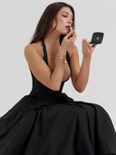 Noelia-Halter Midi Dress