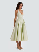 Noelia-Halter Midi Dress