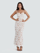 Elara-Lace Maxi Dress