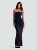 Alba-Drape Maxi Gown