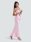 Alba-Drape Maxi Gown