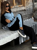 Ines-Zip Up Jogger Set