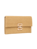 Woven Buckle Clutch