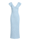 Ruffle Knit Maxi Dress