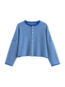 Striped Button Cardigan