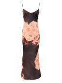 Alina-Satin Maxi Dress