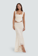 Savina-Corset Lace Dress