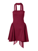 Luxe Halter Mini Dress