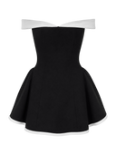 Luxe Contrast Mini Dress