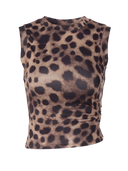 Leopard Muse Top
