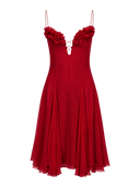Rose Detail Midi Dress