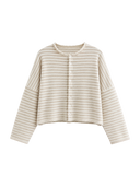 Striped Button Cardigan