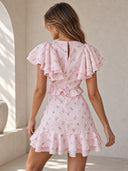 Floral Ruffle Mini Dress