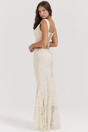 Savina-Corset Lace Dress